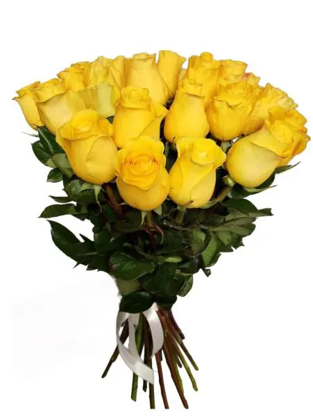 Букет из желтых роз 